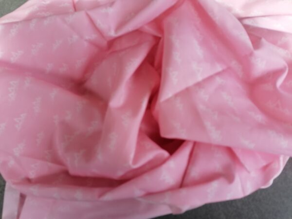 roze nylon met witte bergjes op 2m - Afbeelding 3