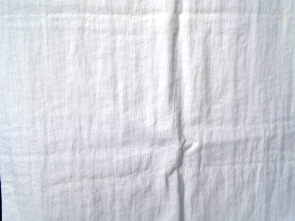 stevige witte nylon kreukels  /10cm - Afbeelding 3