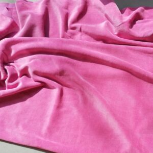 stretchfluweel  oud roze 0,80cm