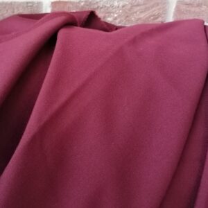 Bordeau rode gabardine stof 2,40m