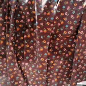 vintage katoenen stof  "gewe" 1,25m