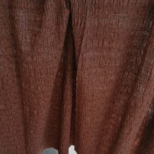 Katoen met smokwerk met fijne bloemetjes en ribbelstructuur