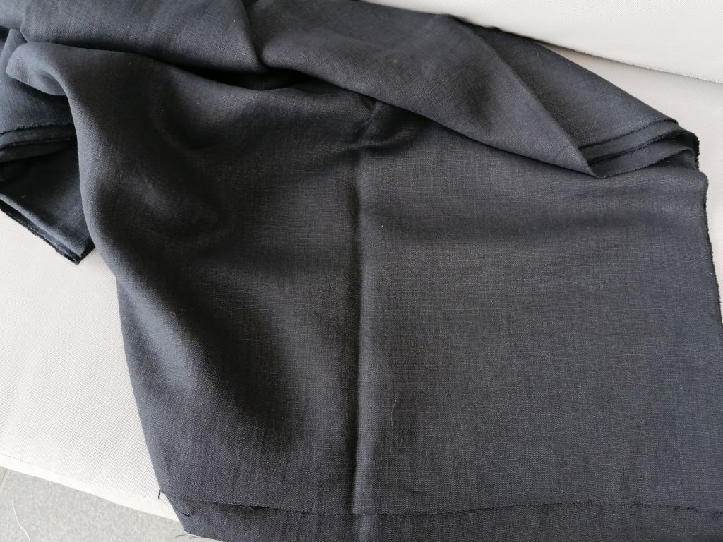 Linnenlook zwart dik /