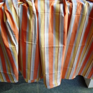 geel orange gestreepte katoen 1,6m