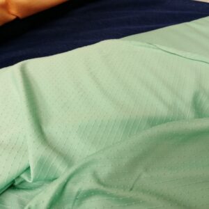 Dunne rekbare groene jersey /10cm