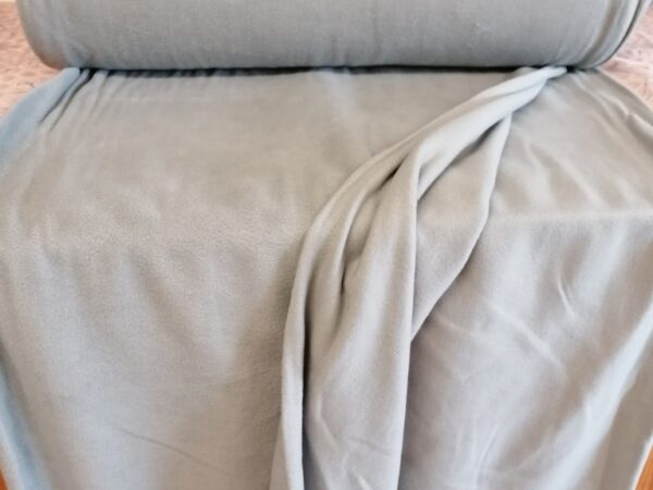 Licht grijze fleece verkocht per 10cm