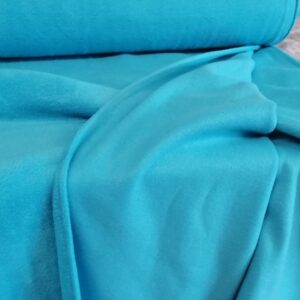 Licht blauwe fleece  verkocht per 10cm