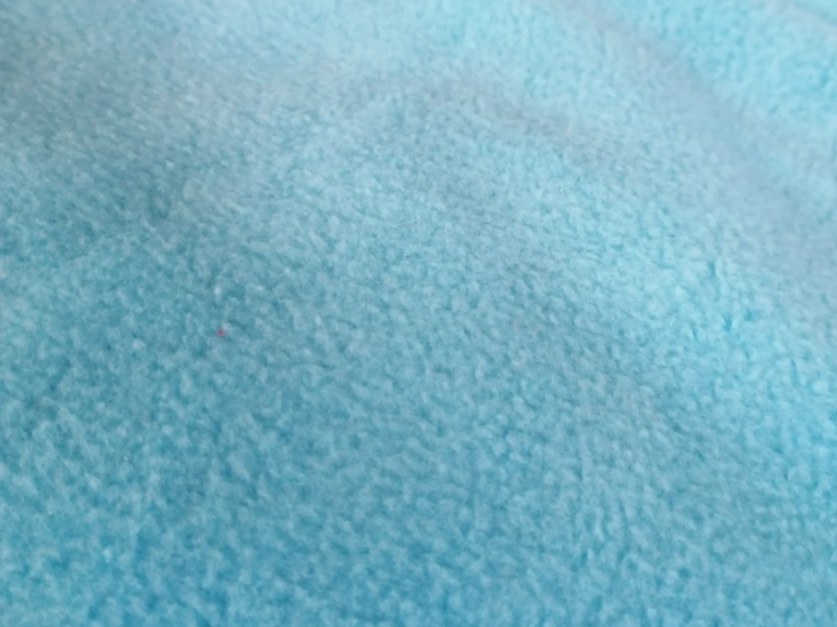 Fleece lichtblauw /10cm - Afbeelding 2