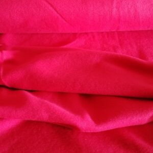 rode fleece  verkocht per 10cm