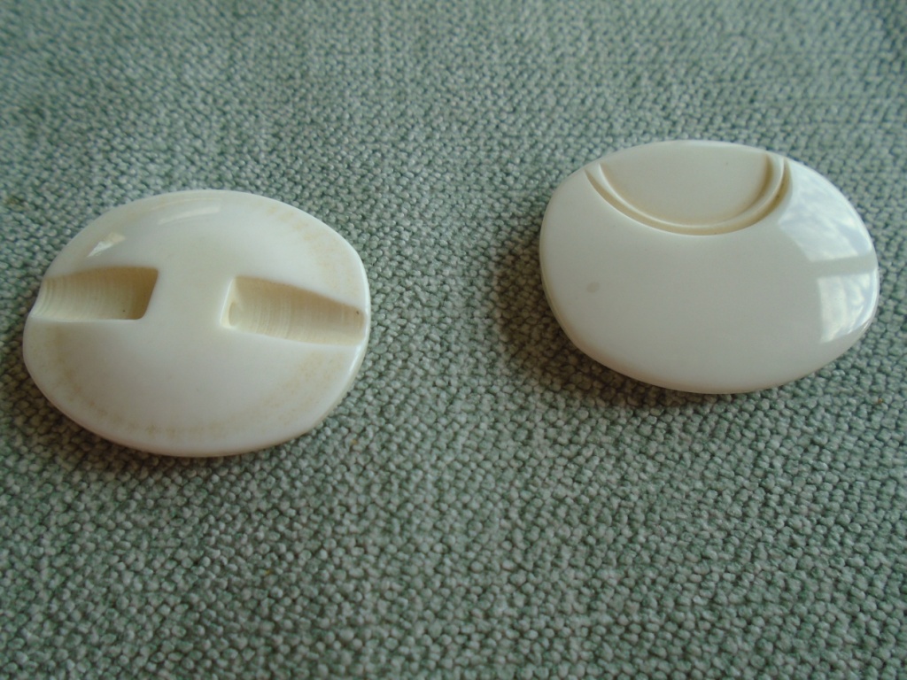gebroken witte knoop 24mm - Afbeelding 4