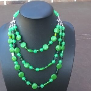 driedelige groene ketting