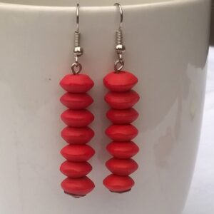 met houten rondellen