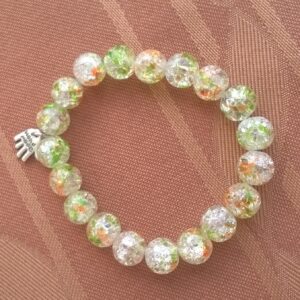 armband met crackle kralen