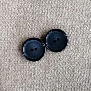 blauwe knoop met rand 19mm