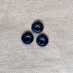 blauwe knoop met rand 20mm