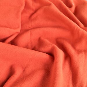 dikke bruinorange fleece 80cm