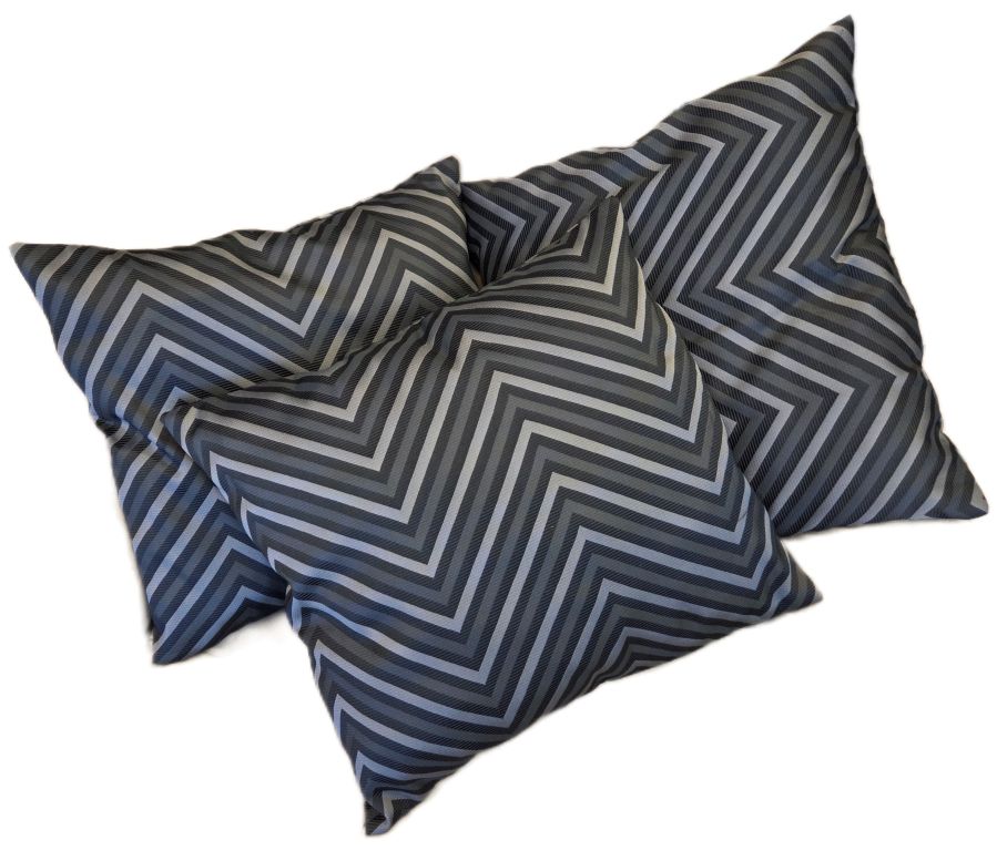 kussenhoezen Beige grijs zigzag 40x40 - Afbeelding 4