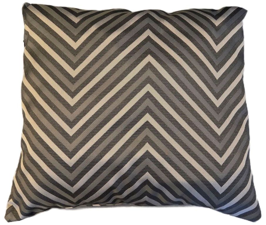 Onzichtbare rits in kussenhoes 40x40 met zigzag patroon