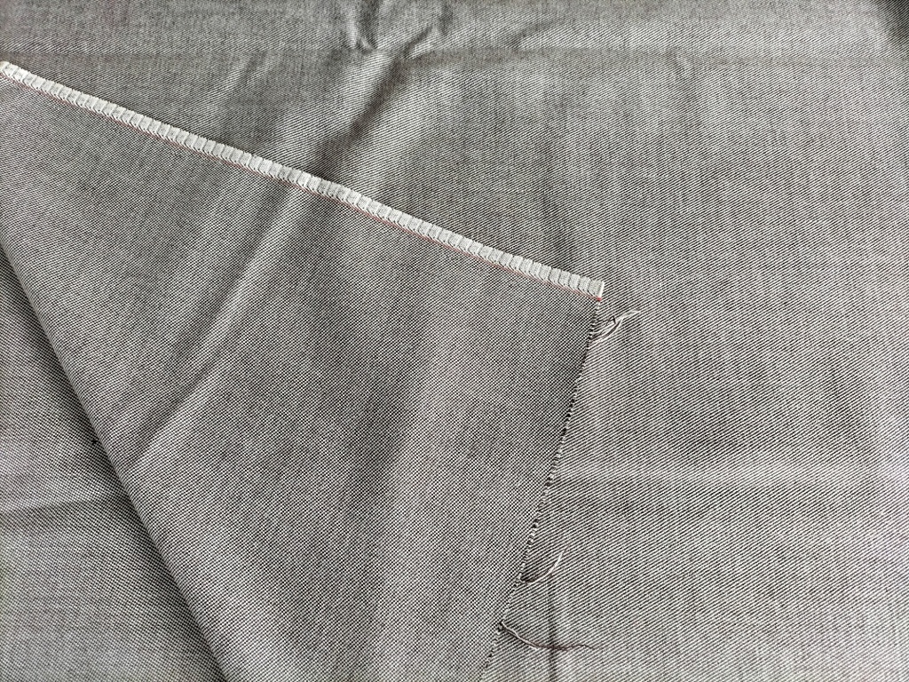 Vintage wollen keper met diagonale lijnen 2m - Afbeelding 3