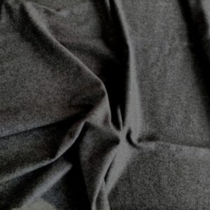 grijze wollen gabardine 130cm