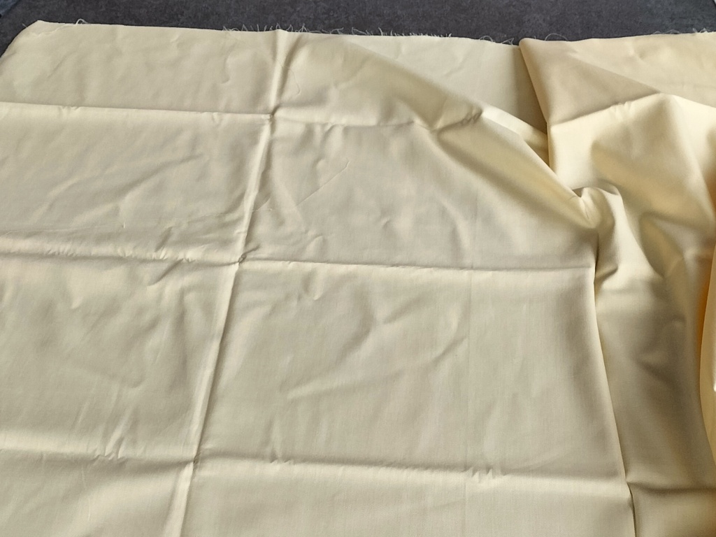 Gele katoen twill stof