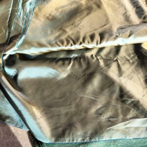 grijsgroene voering   /10cm