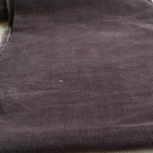 bruine rekbare babyrib fluweel 2m