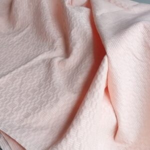 roze jacquard blokjes ingeweven 1,15m