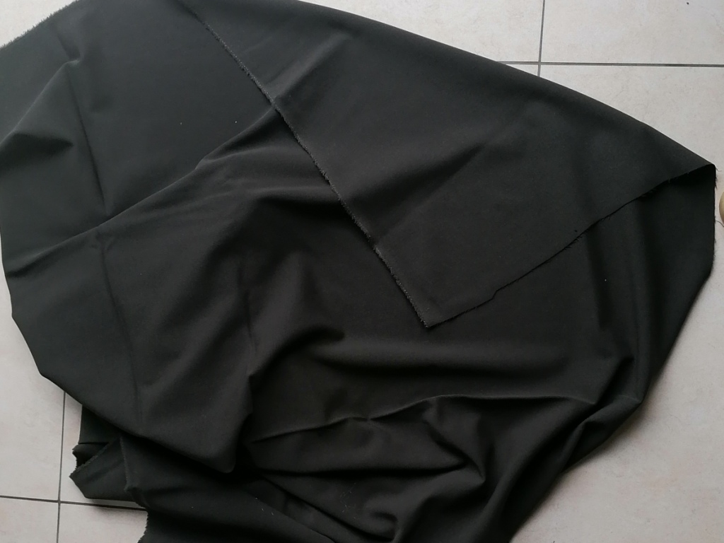 donkerbruine gabardine met stretch 1,55m - Afbeelding 2