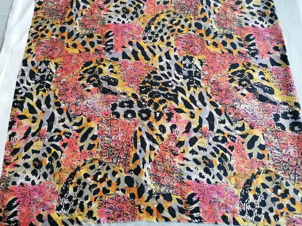 zachte viscose met tekening 0,85m