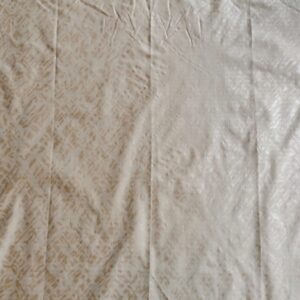 beigegele jacquard stof mat blinkend