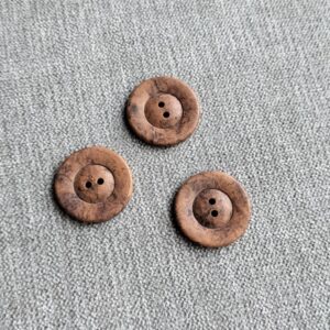 bruin gevlekte knoop 23mm