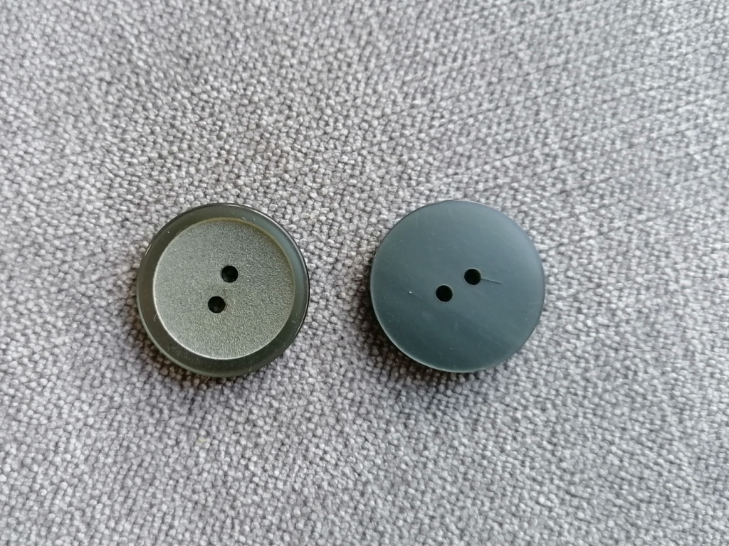 grijse knoop met blinkend en mat 16 en 20mm - Afbeelding 3