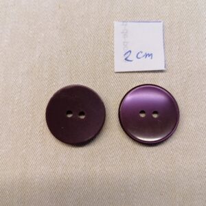 paarse knoop in imitatie parelmoer 23mm