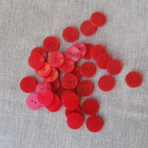rode knoop in imitatie parelmoer 22mm