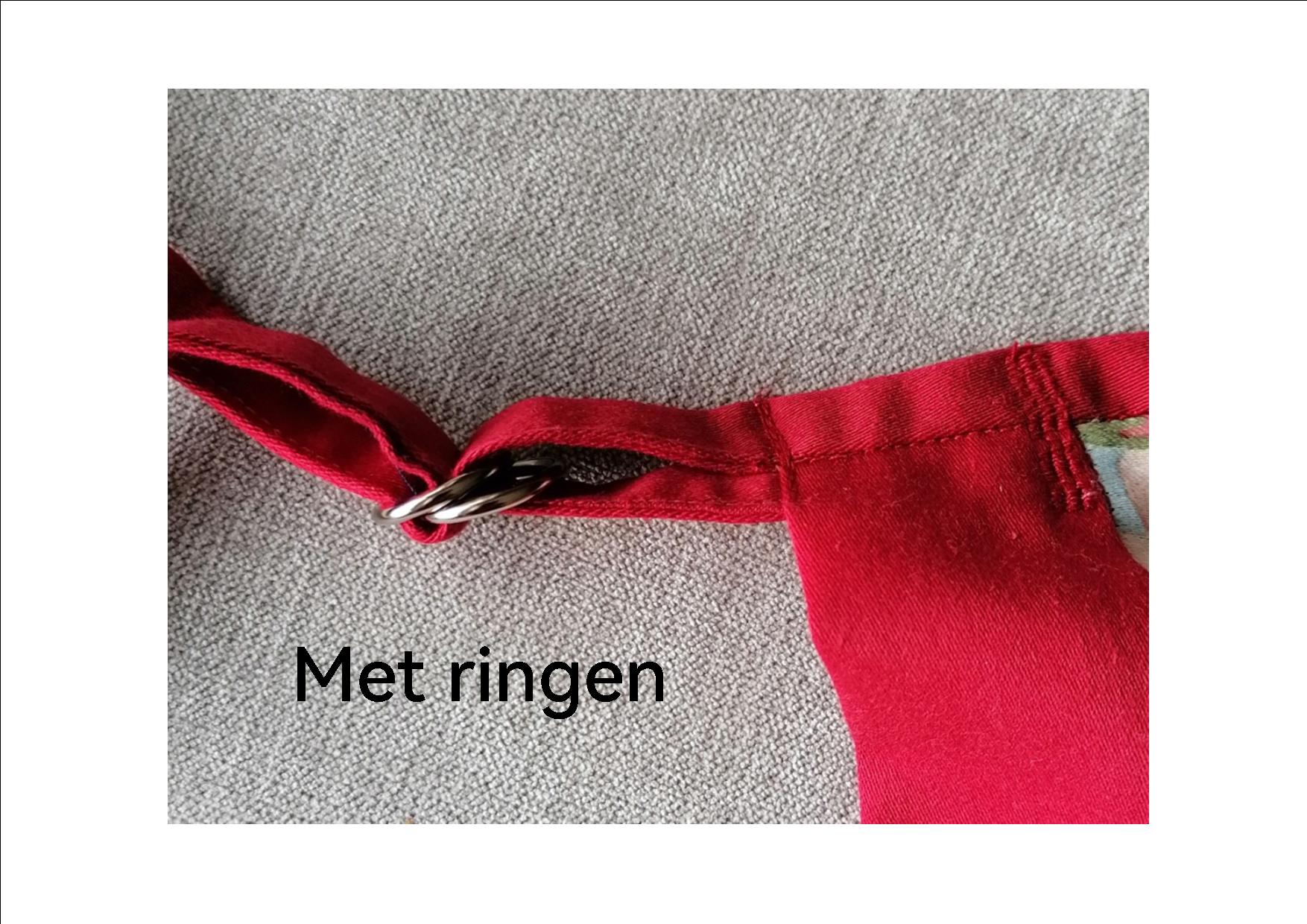 halterschort maken uit gekozen stof - Afbeelding 4