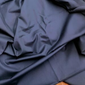 donkerblauwe popeline per 10cm of 3m