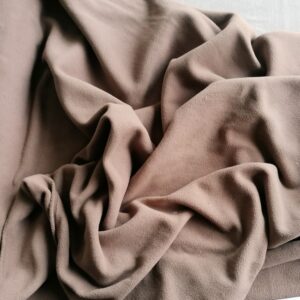 taupe-bruine dikke fleece /10cm -  3m