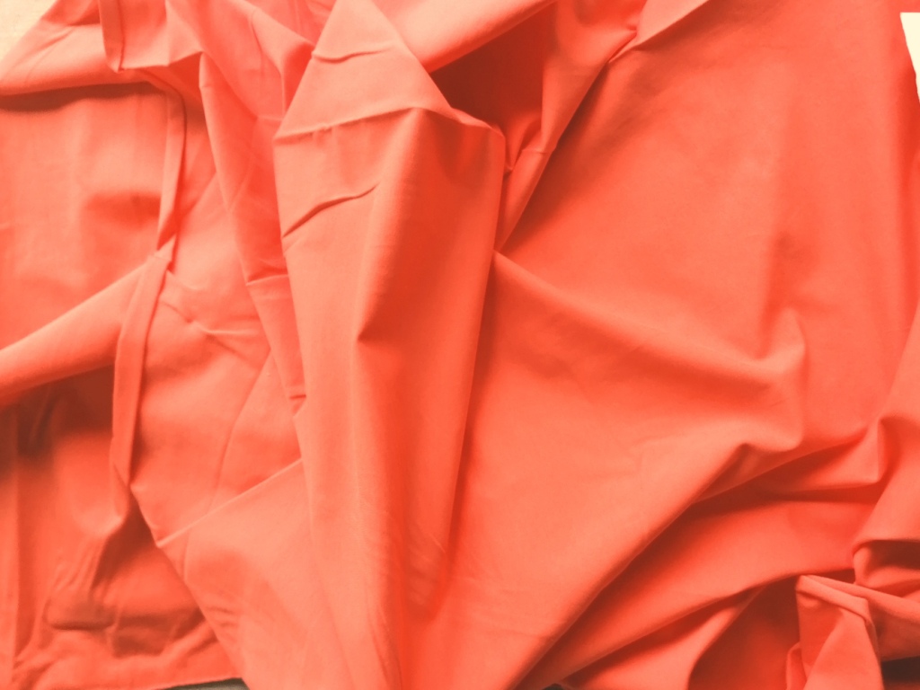 orange jersey met elastaan 0,85m