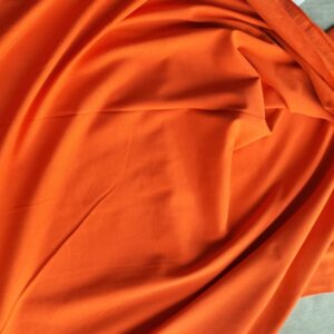 orange   katoenen jersey met elastaan  /10cm