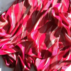 viscose roze rode beige  1m