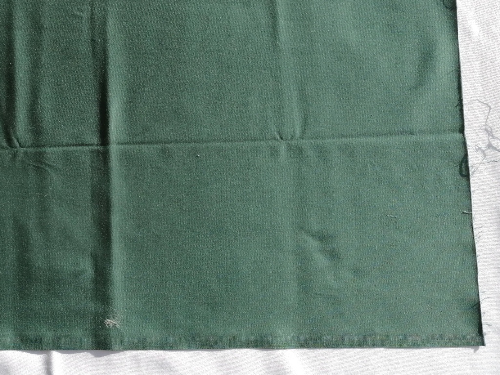 donkergroene gabardine 0,65m