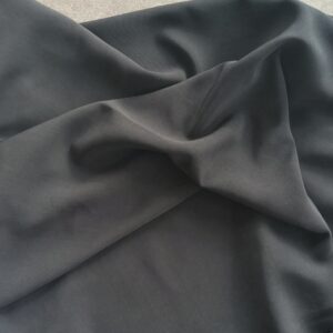 zachte zwarte viscose  0,6m