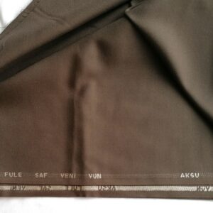 Bruine wollen keper stof