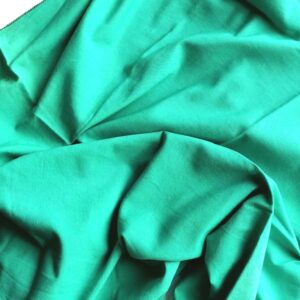 Vintage groene katoenen stof  /10cm