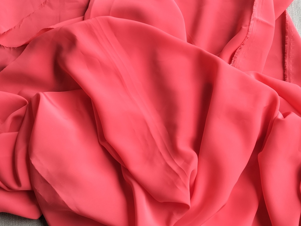effen oranjerode viscose 1,6m