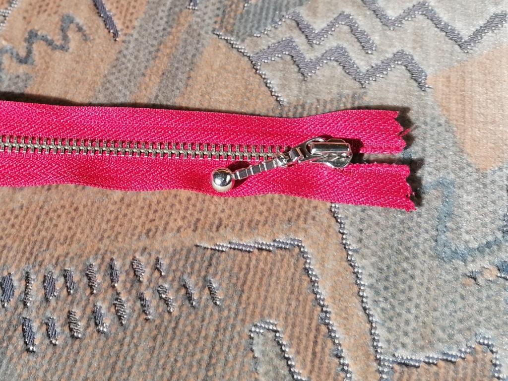 rood metalen broekrits 16cm - Afbeelding 2