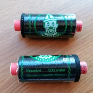 Zwart  gemerceriseerde katoen