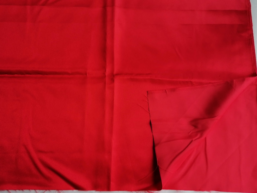 Satijn rood 65cm - Afbeelding 2
