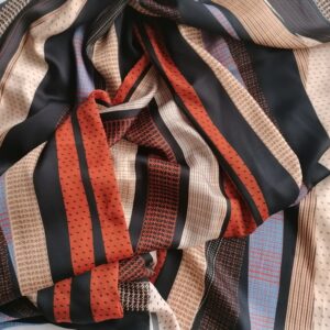 zachte viscose kledingstof strepen